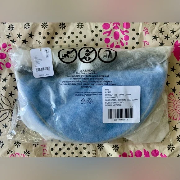 Free People Movement ~ ‘Bulls Eye Sling Bag’
Denim Blue Color ~ * * NWT - Picture 2 of 8